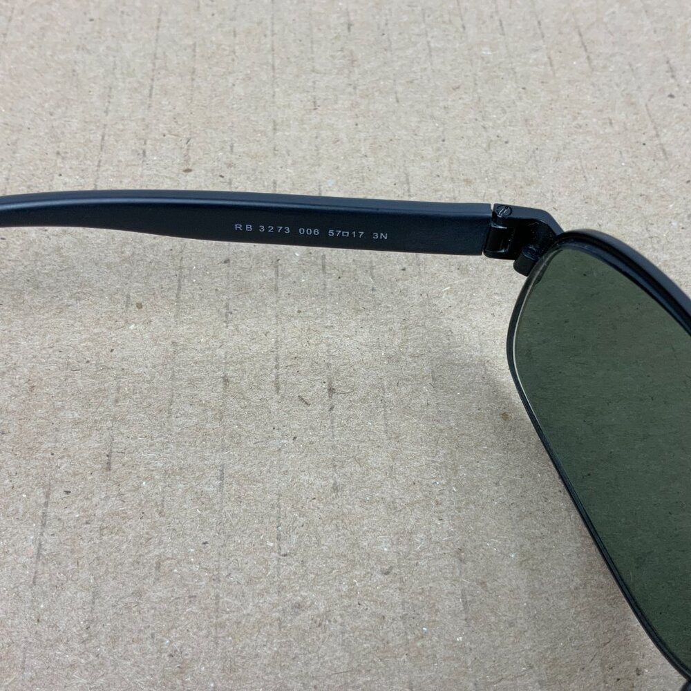 Ray-Ban Black Pilot Eyeglasses RB 3273 006 57-17 Frames Only - Picture 7 of 16